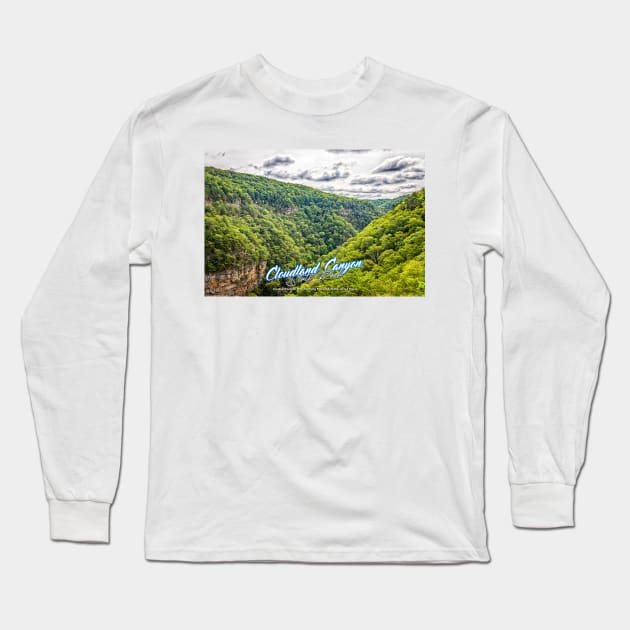 Cloudland Canyon State Park Long Sleeve T-Shirt by Gestalt Imagery